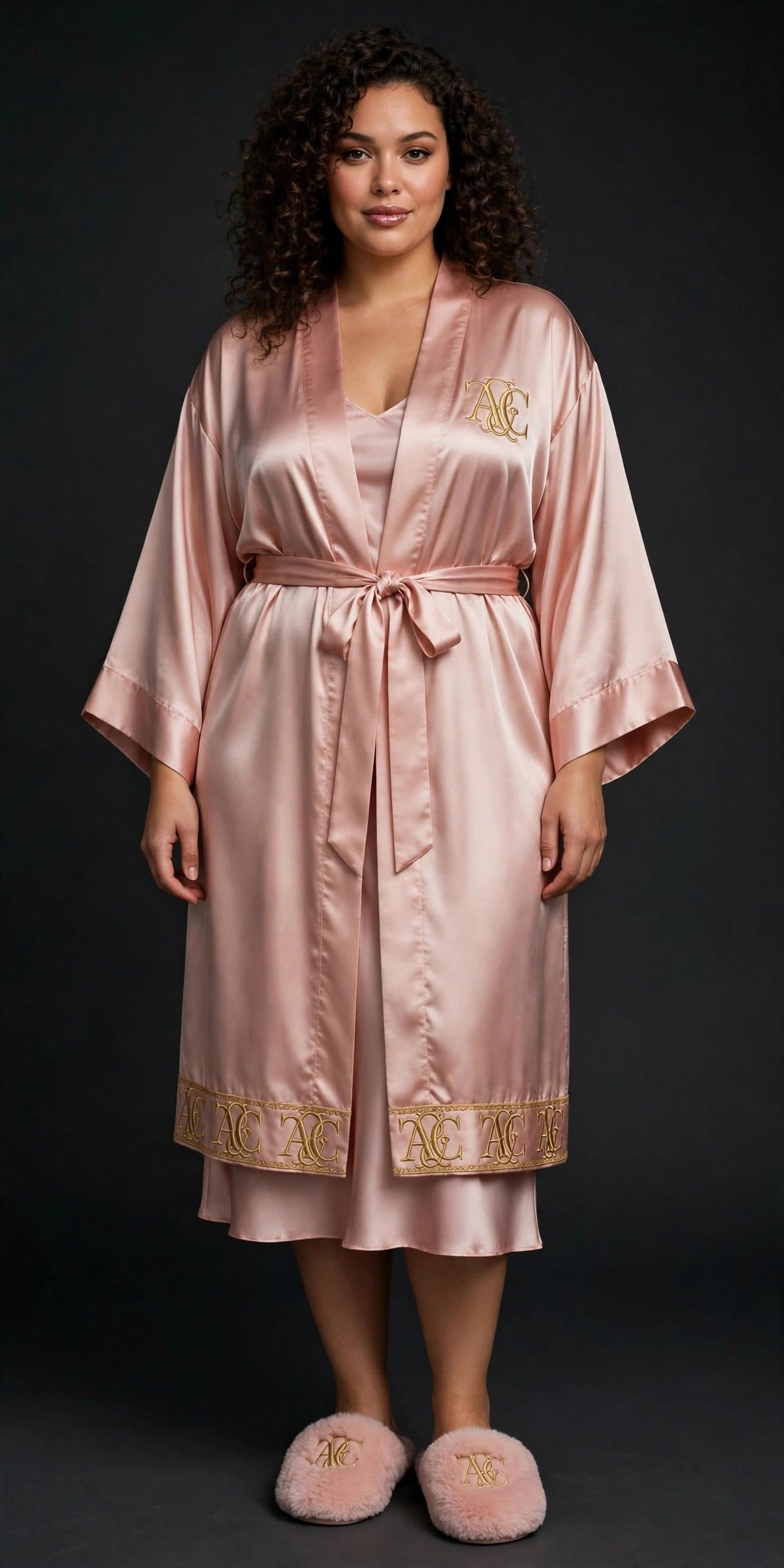 THE DONNA ROBE — BLUSH — GROWN BUT SEXY