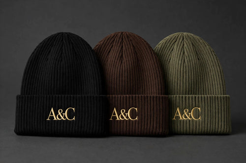 A&C MONOGRAM BEANIE