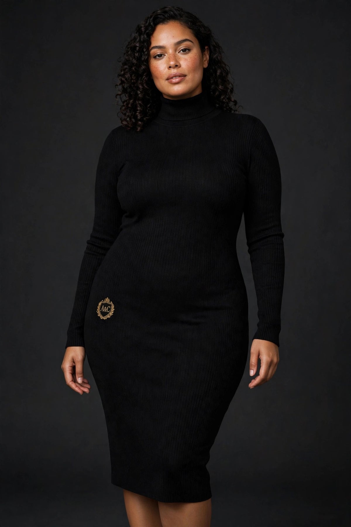 SECOND SKIN TURTLENECK BODYCON — GROWN BUT SEXY